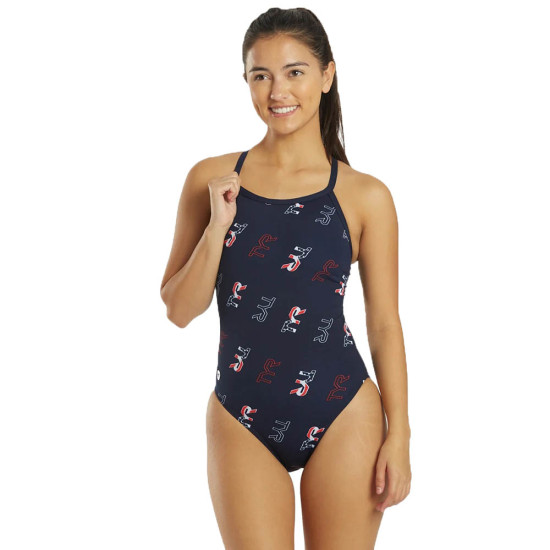 TYR Γυναικείο ολόσωμο μαγιό Women's Cascading Cutoutfit Swimsuit TYR Γυναικείο ολόσωμο μαγιό Women's Cascading Cutoutfit Swimsuit